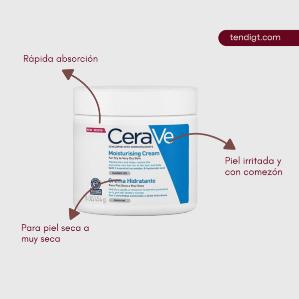 Cerave | Crema Hidratante para rostro y cuerpo 453gr