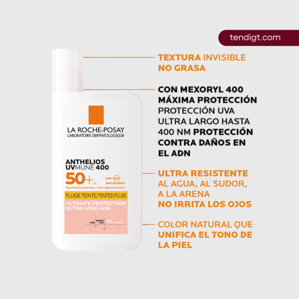 La Roche Posay | Anthelios Protector Solar Uv Mune 400 Color Fluid 50ml