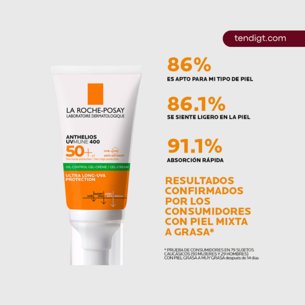152 La Roche Posay | Anthelios UVMUNE 400 Oil Control Gel-Cream SPF50+PA 50ml