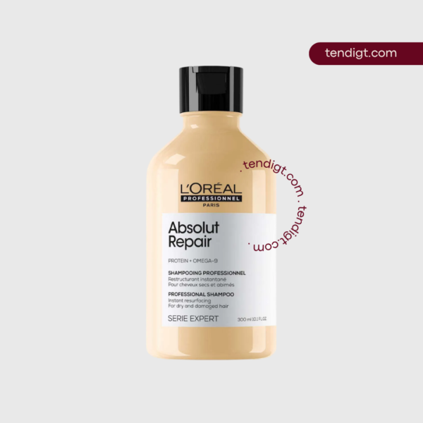 Loreal | Absolut Repair Shampoo For Dry and Damaged Hair 300 ml With Protein & Omega-9