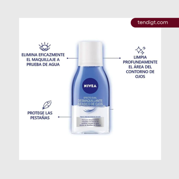 NIVEA | Desmaquillante con Fórmula Bifásica para Ojos 125ml