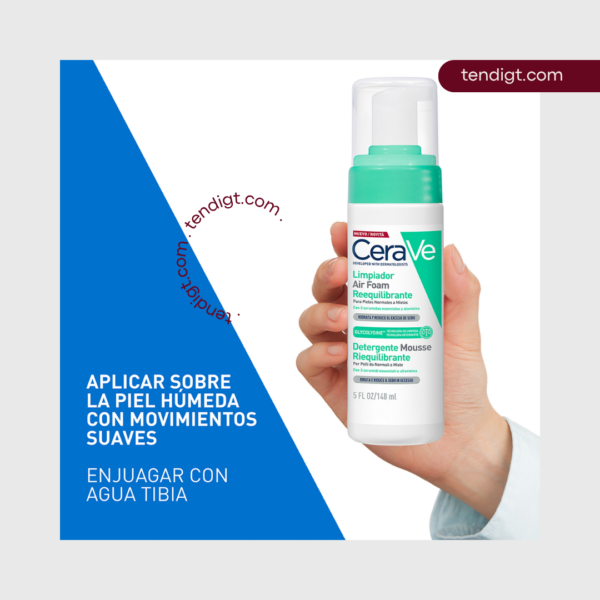 Cerave | Limpiador Air Foam Reequilibrante 148ml